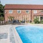 Heated Swimming Pool at Dewars Hotel near Flamingo Land Resort