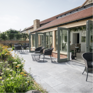 Garden and Orangery Seating for Luxury Restaurant and Rooms